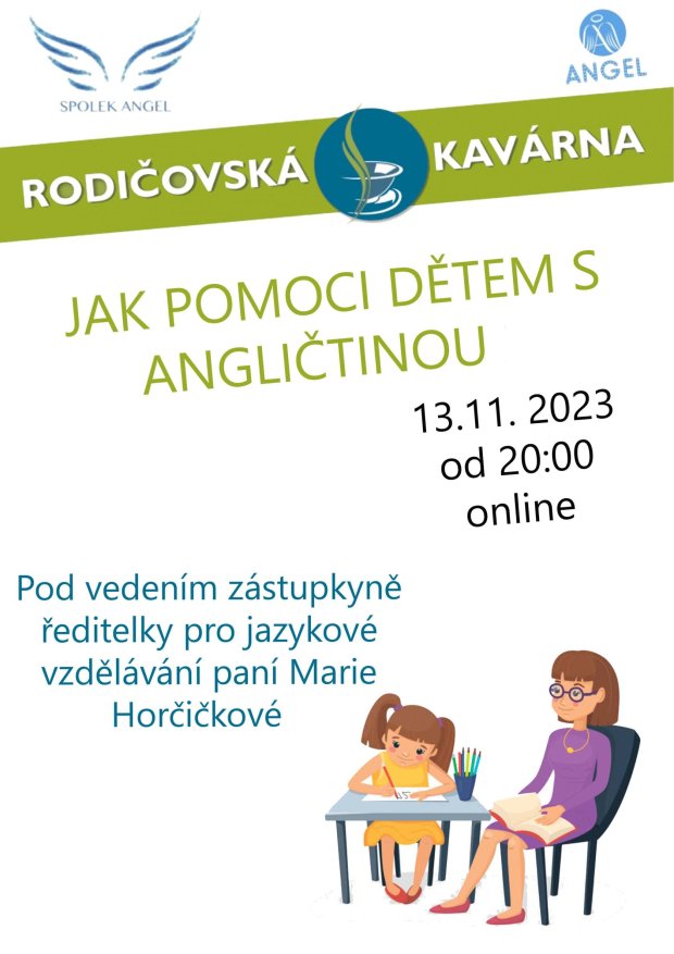 Rodičovská kavárna Jak pomoci dětem s angličtinou