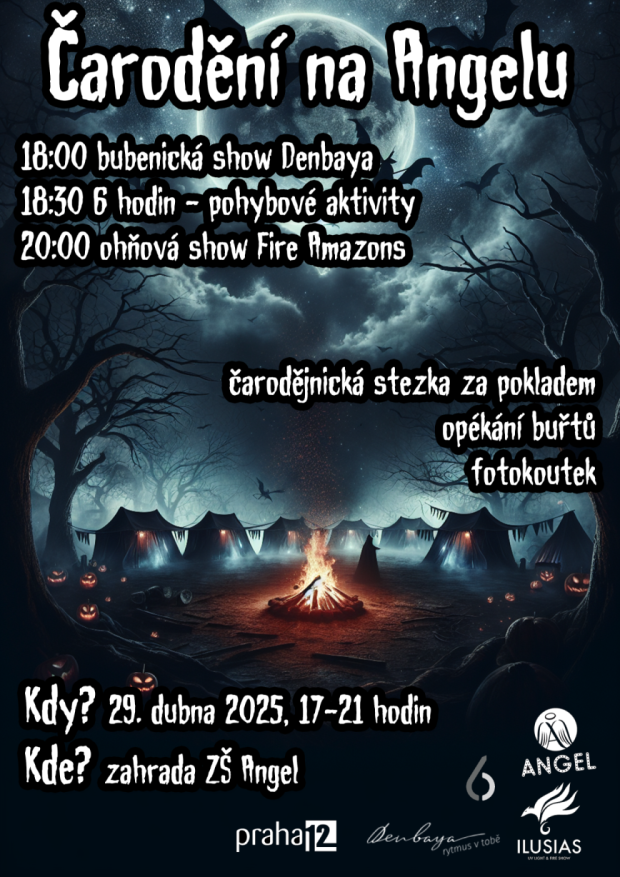 Čarodění na Angelu 29. 4. 2025